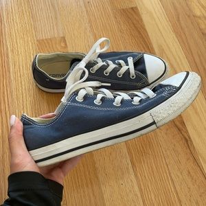 Navy blue converse Size 3